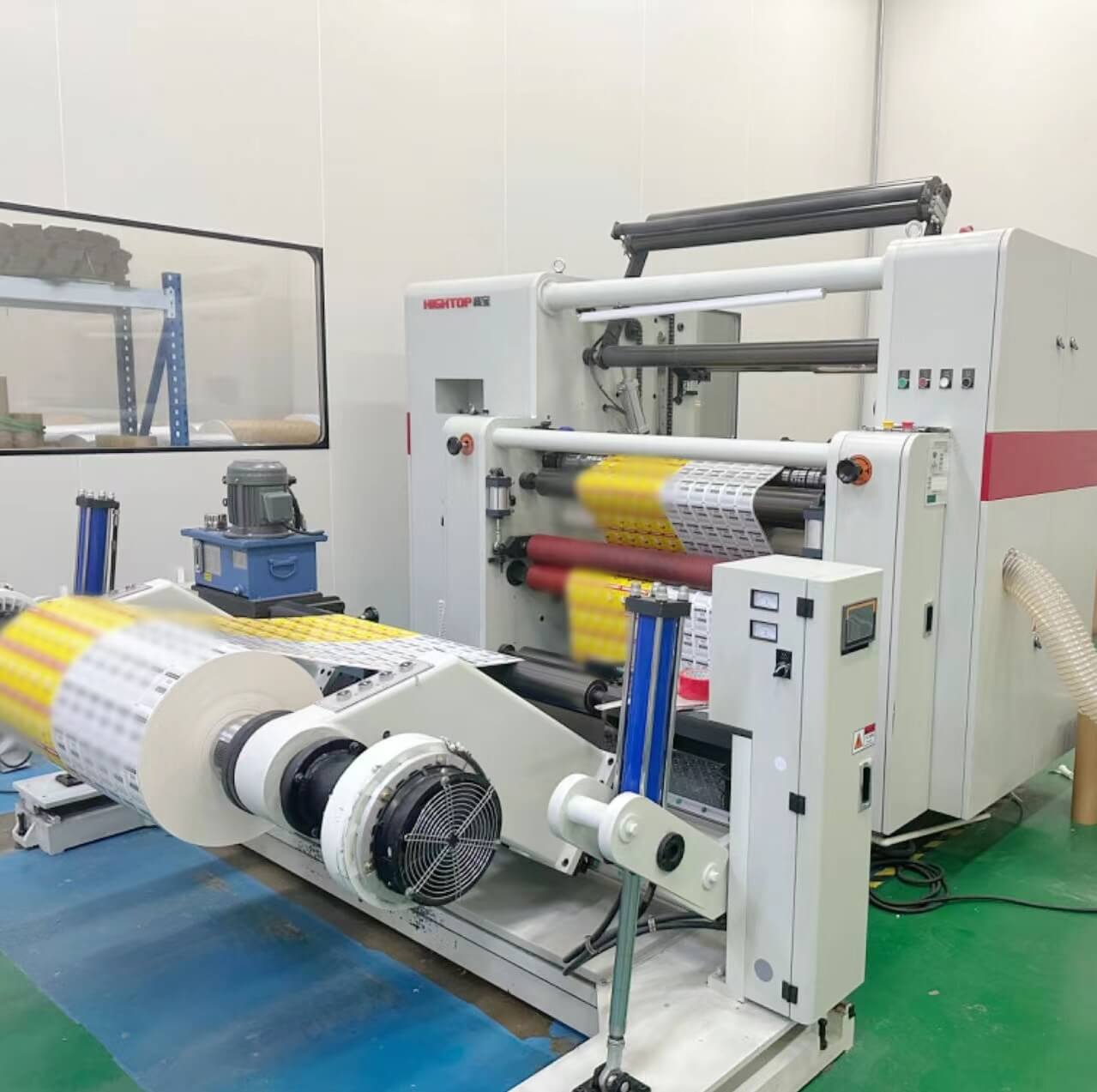 flexo packaging production process slitting