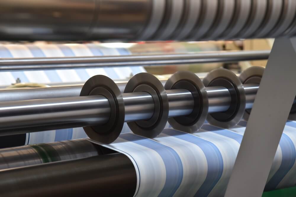 plastic reels slitting