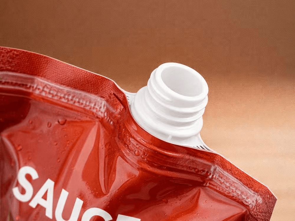 spout sauce pouch