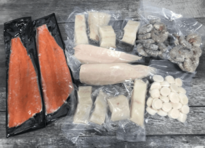 frozen sea food packaging