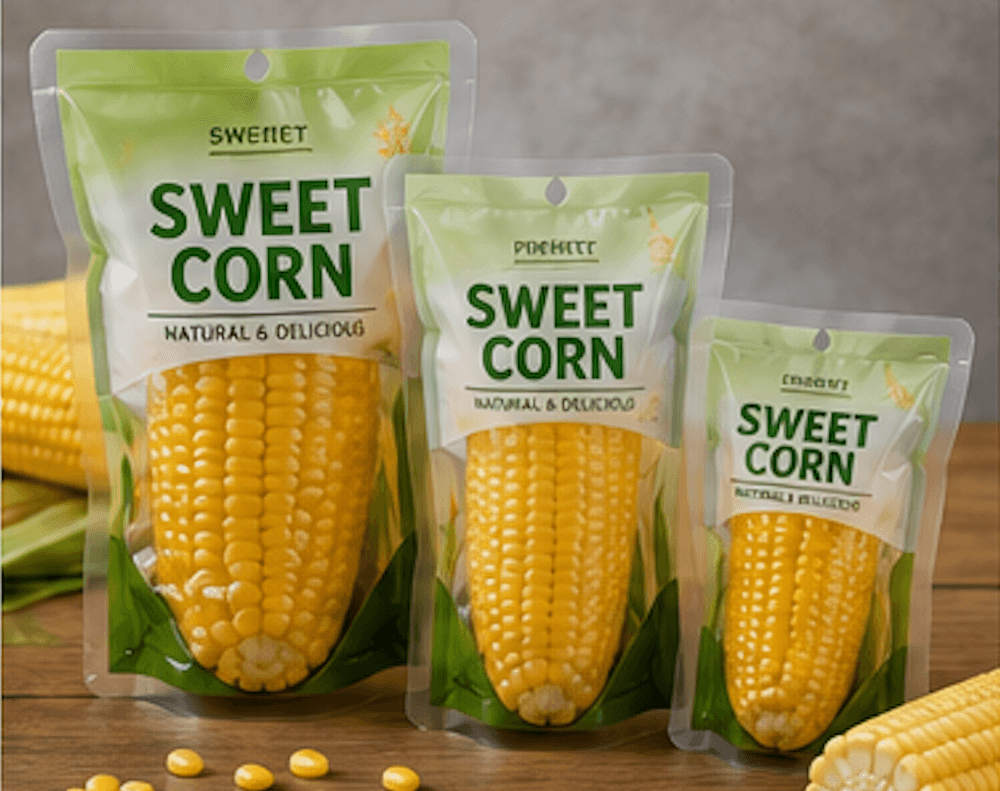 Sweet corn packaging