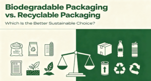 degradable vs recylable packaging