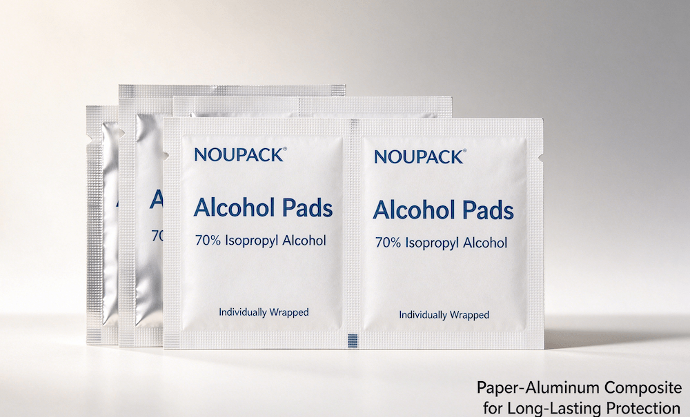 noupack for alcohol pads package