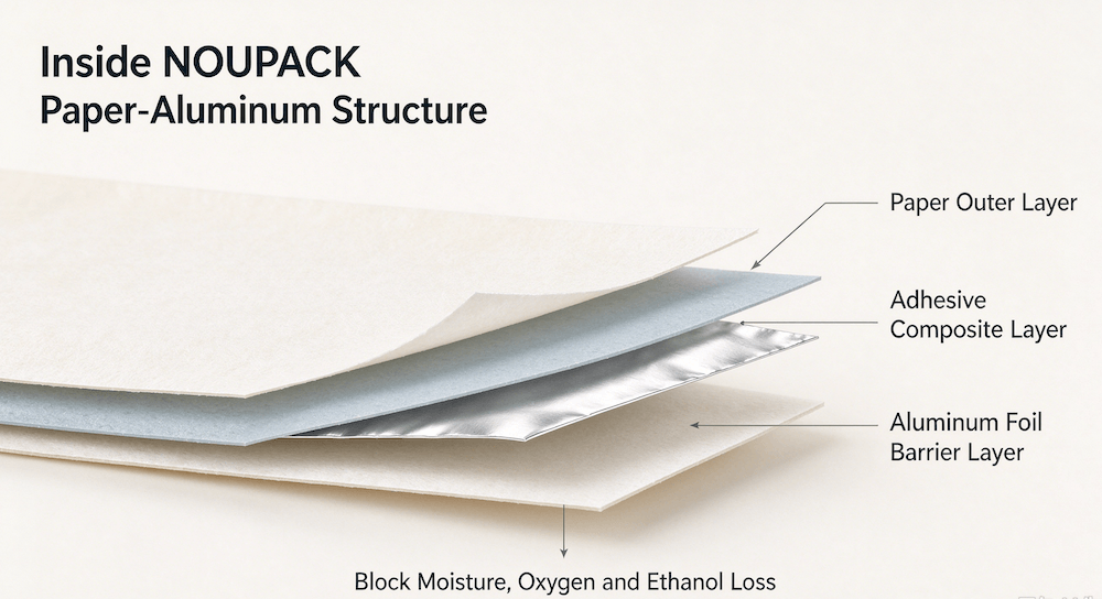 paper-alu foil structure